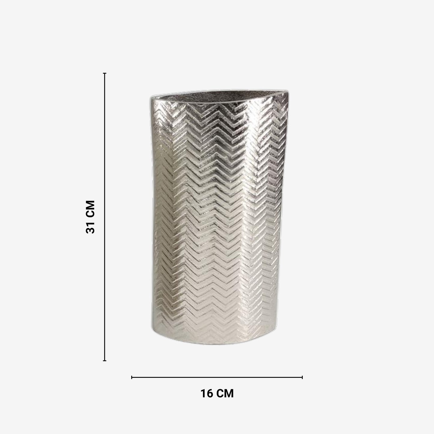 Shataj Decorative Aluminum Flower Vase