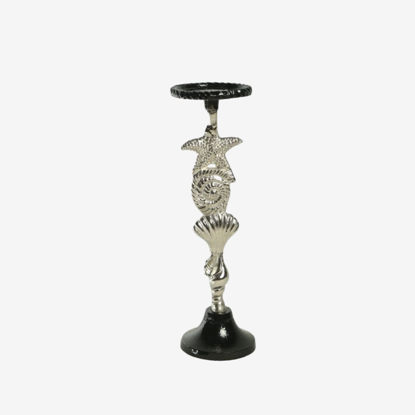Shataj Decorative Seashore Starfish Aluminum Candlestand