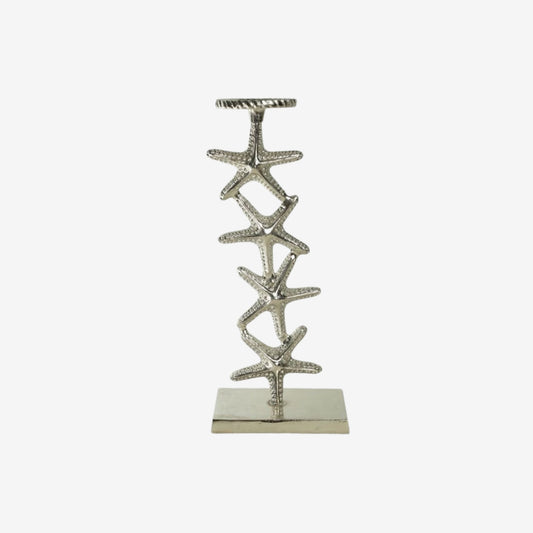 Shataj Decorative Starfish Aluminum Candlestand