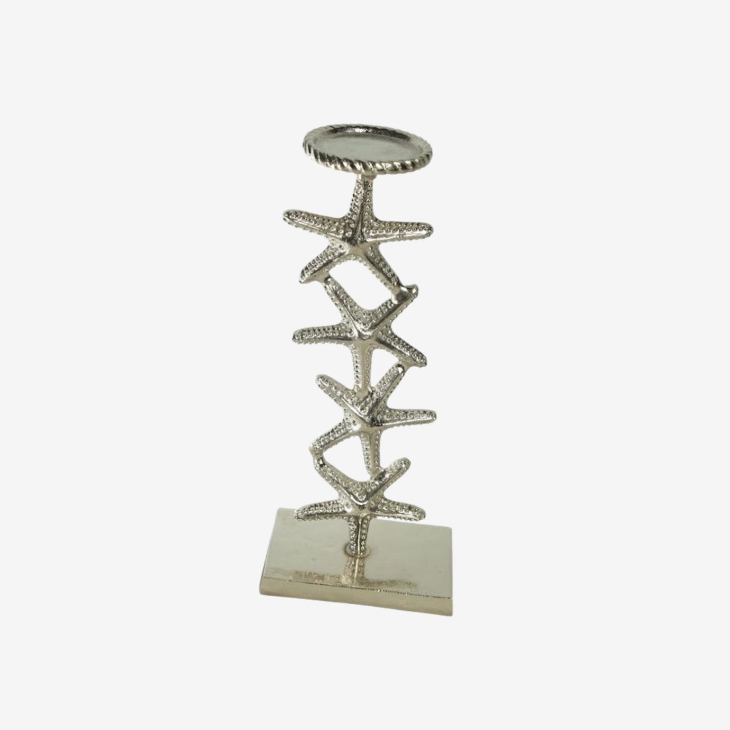 Shataj Decorative Starfish Aluminum Candlestand