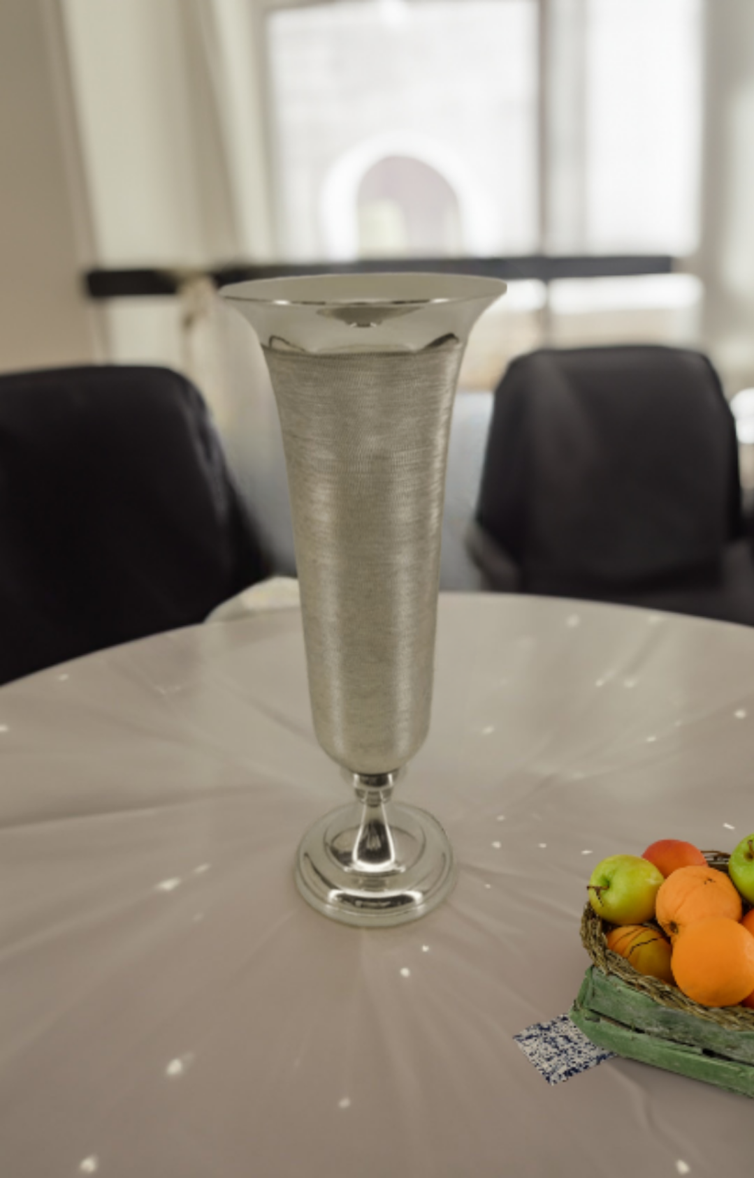 Shataj Decorative Aluminum Floor Vase - Travel Style