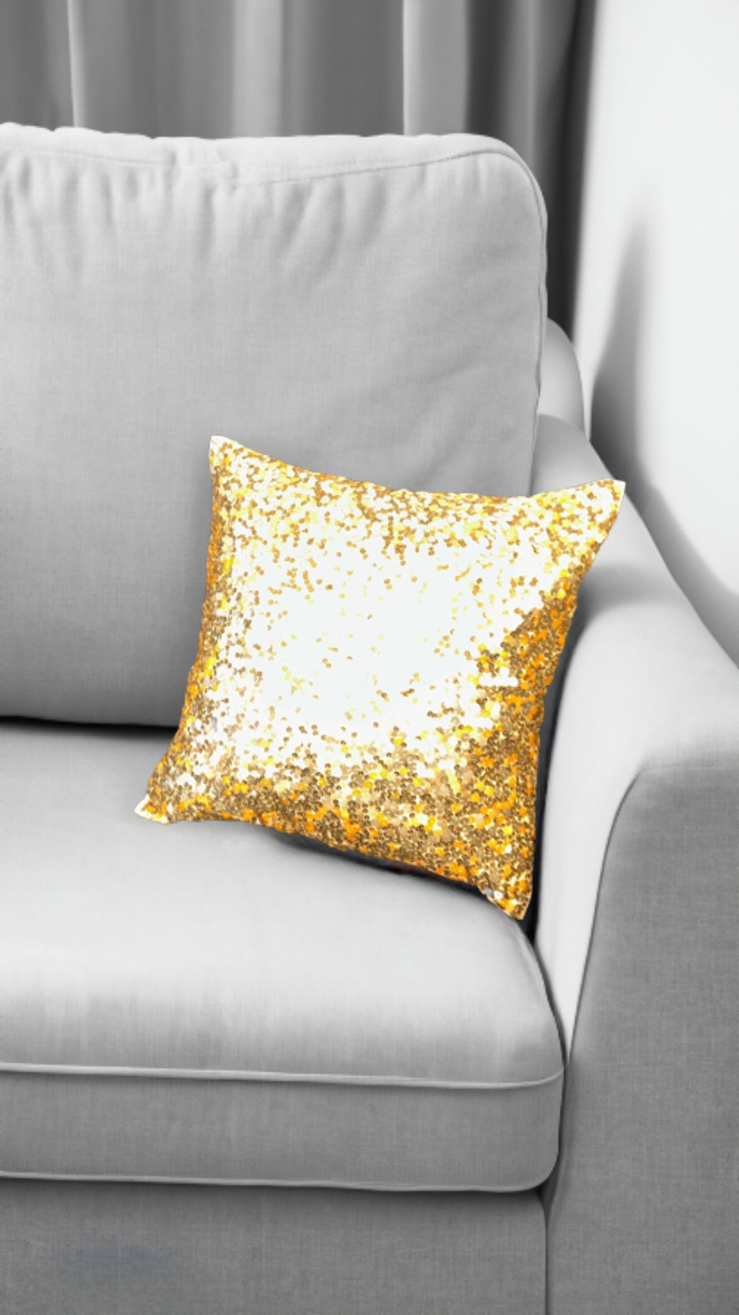 Shataj Decorative Linen Pillow covers with sparkles handwork - set of 2