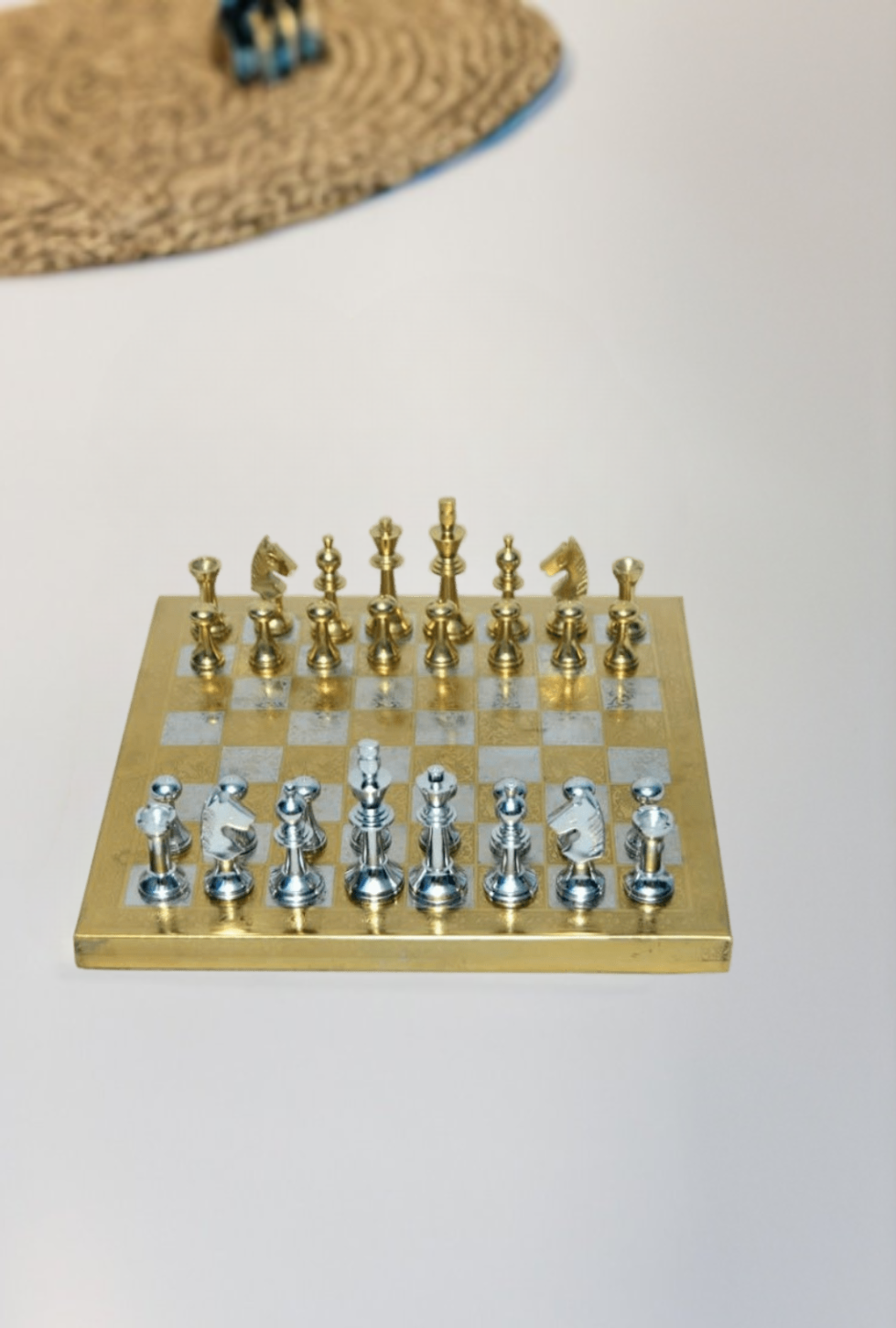 Shataj Premium Designer Brass Chess Board