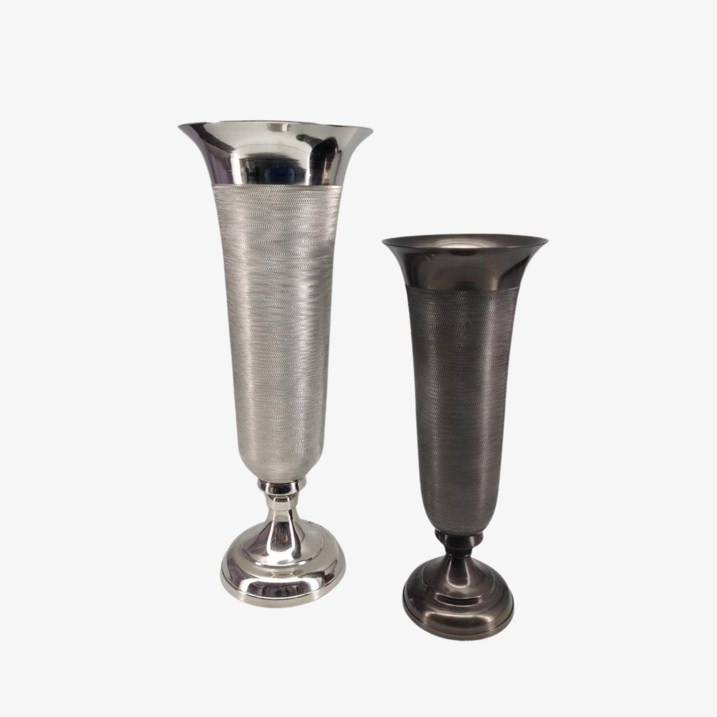 Shataj Decorative Aluminum Floor Vase - Travel Style